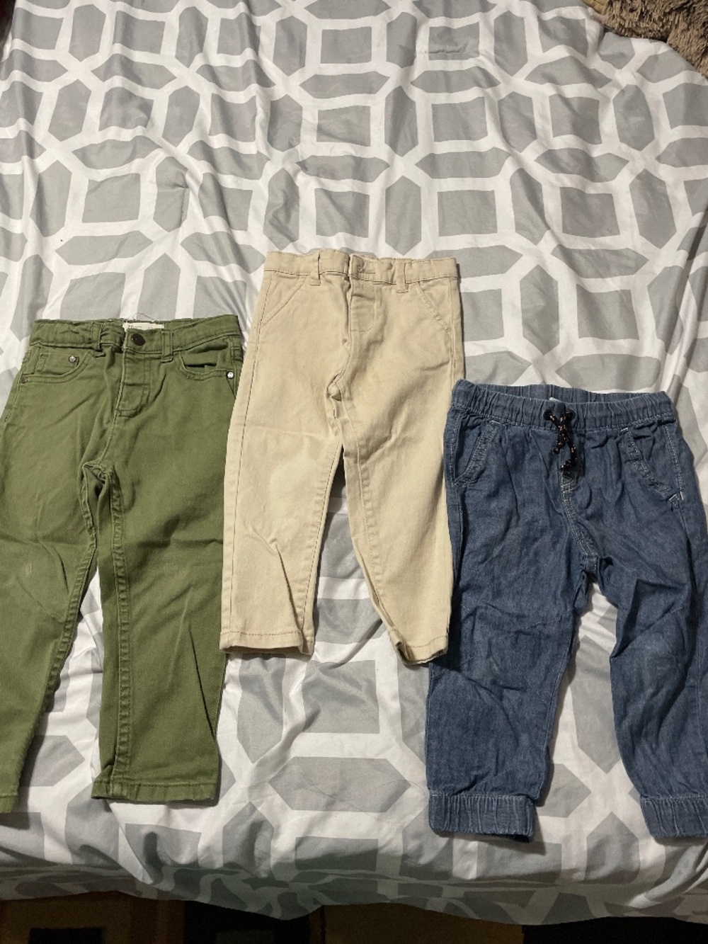 3 pairs of pants